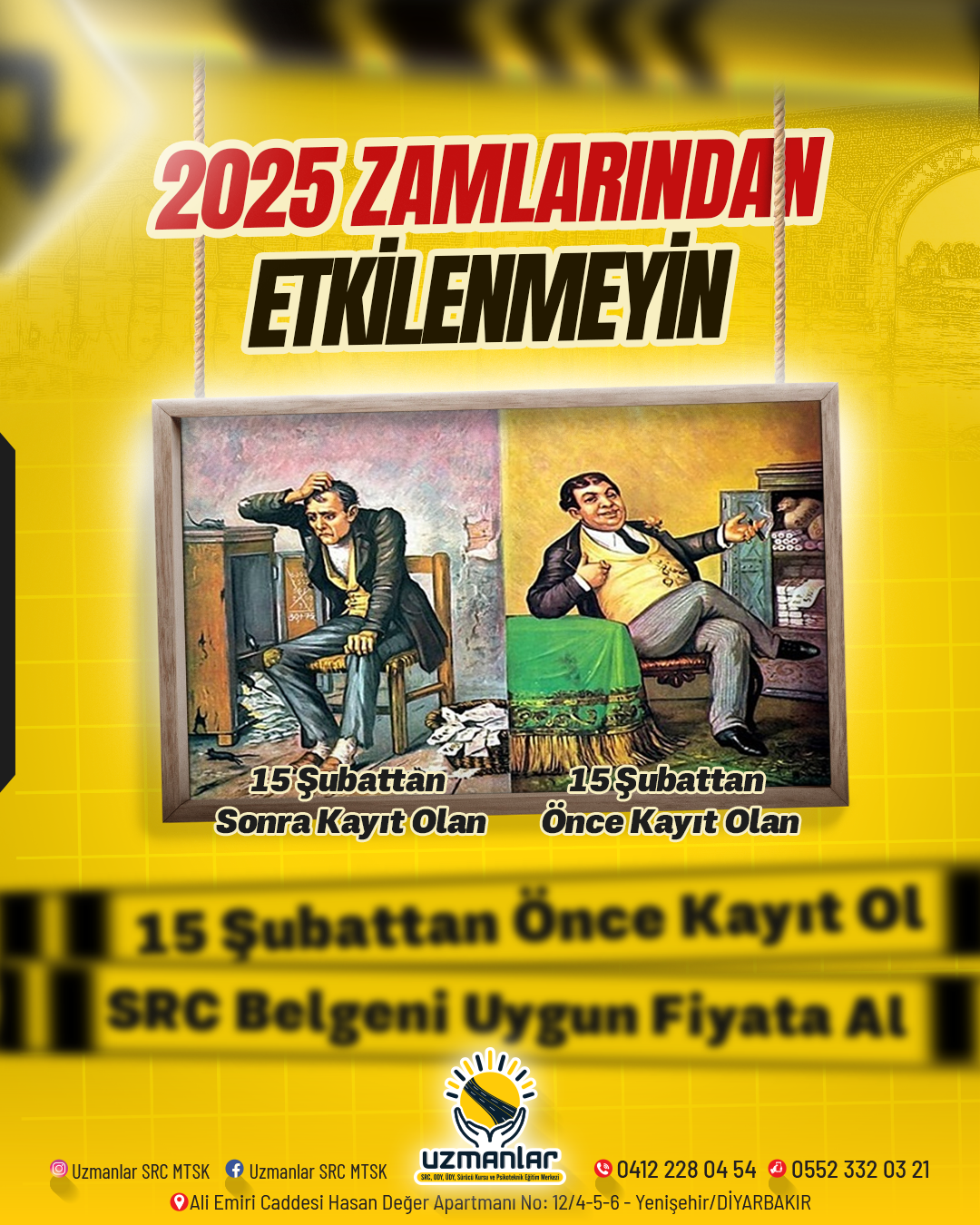 15 Şubat 2025’te Yürürlüğe Girecek Yeni Ücret Tarifesi Hakkında Bilgilendirme